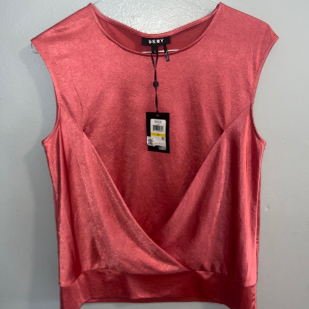 DKNY Coral dress top size M